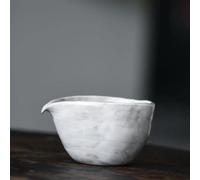 Afternoon Tea Set Chinese Tea Set Accessories Household Justice Cup Japanese Powder Yin Wihte Pitcher Antique Handmade Coarse Pottery Cha Hai Tea Sets(A 10.5X5.5CM 150ML)