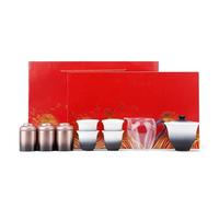 Afternoon Tea Set Creative Black Pottery Minimalist Kung Fu Tea Set with Can Ceramic Chinese Multiple Colors to Choose Business Gifts Tea Sets(Black)