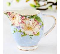 Afternoon Tea Set European Bone China Milk Pitcher Style Coffee Set Fashion Household Ceramic Tea Jug Service Cup Tea Sets(A)