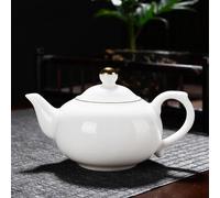 Afternoon Tea Set Handmade Ceramic Tea Set Household Filter Pot Beauty Kettle Drinkware Phnom Penh Suet Jade White Porcelain Xishi Teapots Tea Sets(B)
