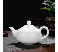 Afternoon Tea Set Handmade Ceramic Tea Set Household Filter Pot Beauty Kettle Drinkware Phnom Penh Suet Jade White Porcelain Xishi Teapots Tea Sets(A)