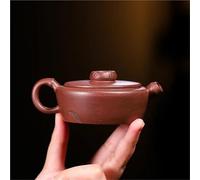 Afternoon Tea Set Handmade Leaf Pot Raw Ore Purple Mud Kettle Tea Set 100ml Authentic Yixing Clay Teapots Artists Tea Sets