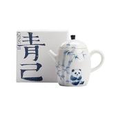 Afternoon Tea Set Milk Oolong Tea Guan Yin Jasmine Teaware Type Chinese Ceramic Kettle Hand Painted Panda Bamboo Teapot Ceremony Set Tea Sets