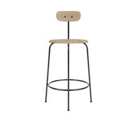 Afteroom Bar Stool H91 Black/ Natural Oak