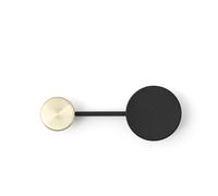 Audo Copenhagen Afteroom clothes hanger small black brass