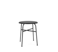 Afteroom Stool Black Painted Ash Wood