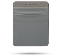 Afterplug 2-Pocket Adhesive Pouch for Laptop, Compatible with External 2.5" HDD, SSD, Magic Mouse, USB Cable and More - Gray