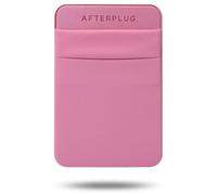 Afterplug 2-Pocket Adhesive Pouch for Laptop, Compatible with External Portable SSD, Magic Mouse, USB Cable and More - Pink