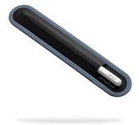 Afterplug Stylus Holder for Apple Pencil 1st & 2nd, USB-C, Pro, and Slim Stylus - Rip-Resistant Elastic Sleeve, Microfiber Base, and 3M Adhesive for Attaching to iPad & Tablet Cases, Slate Blue