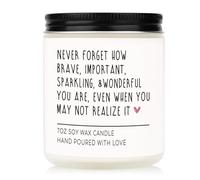Afterprints Scented Candles - Inspirational Gifts for Women, Birthday Gifts for Her, Encouragement/Cheer Up/Self Care Gifts for Friend, Coworker, Daughter, Sister, Natural Soy Candle 7Oz