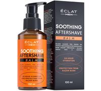 Eclat Skincare Aftershave Balm for Men - Lightweight, Non-Greasy Hydration That Soothes Razor Burn & Redness, 100 ml, 100% Organic