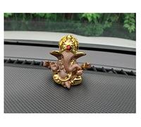 AFTERSTITCH Ganesha Idol for Car Dashboard with Sticker Lord Ganesh Statue Showpiece for Interior Decoration Accessories Small Puja Home Decoration Entrance Door Birthday Gift (Design G3)Resin, Idol
