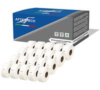 Aftertech 20x 11352 25x54mm Compatible Adhesive Labels Rolls (500 Labels/Roll = 10000 Total) for Dymo LabelWriter Seiko SLP Printer Labeling Machines S0722520 20x11352