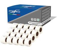 Aftertech 20x 99017 12.5x51mm Compatible Adhesive Label Rolls (220 Labels/roll = 4400 Total) for Dymo LabelWriter Seiko SLP labelmakers Printers S0722460 20x99017