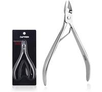 AFTREN Nail Clippers Cuticle Nippers Sharp Cuticle Scissors Smooth Cutting Stainless Steel Removing Excess Chapped Skin on Toes (Silver, 5.5 Incn)