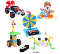 Afufu STEM Science Experiment Equipment Set, 5-in-1 Educational Physics and Engineering Model Kits, Classroom Activity Build DIY Assembly Sets Laboratory Teaching Instruments for People Aged 14+