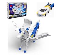 Afufu Transforming Car Unicorn Robot Toy for Kids 3-8 Years Old, Automatic Deformation Magnetic Combination Toys, Baby Boy Birthday Gifts Present Cars