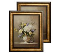 Afuly 11x14 Picture Frame Set Large Gold Black Photo Frames Vintage Antique Picture Frames Family Photo Frame For Desk Or Wall In Living Room Perfect Photo Gifts For Women Family Mum Grandma 2 Pack