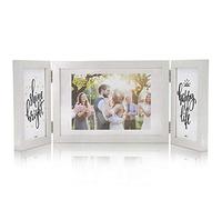 Afuly 6x4 and 7x5 Multi Photo Frames White 3 Picture Frames Collage Wall Tabletop Multiple Photos Pictures Christmas Family Friend Wedding Birthday Women Grandma Mum Gifts