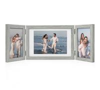 Afuly 6x4 Multi-Picture Grey Wood Frame for Wall & Desktop - Ideal Gift for Family & Friends