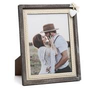 Afuly 8x10 Photo Frame 10x8 Photo Frames Vintage Picture Frame Grey Wooden Picture Frames whit Heart Birthday Presents For Mum Christmas Family Friends Women Couple Gifts