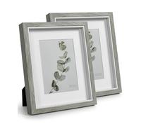 Afuly 8x10 Photo Frame Picture Frame With Mount Grey Photo Frames Multi Picture Frames For Wall Modern Certificate Frame Landscape Weeding Engagement Family Best Friend Gift Set of 2