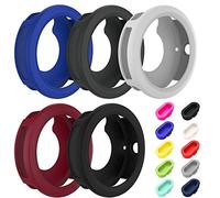 AFUNTA 5 Pcs Silicone Watch case cover & 10 Pcs Anti-Dust Plugs for Garmin Vivoactive 3 GPS Smartwatch, Charger Port Protectors and Soft Silicone Protective Case for Garmin Vivoactive 3