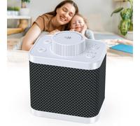 Afuosy White Noise Sound Machine with 20 Soothing Sounds, 18-48h Powerful Battery, 3 Timers Memory Function and White Noise Machine for Sleeping, Portable Sound Machine for Baby Adult Fathers Day Gift