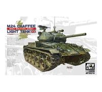 Afv Club 1-35 Scale M24 Chaffee Wwii Light Tank Model Kit