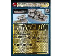 AFV Club 1:350 scale US Navy Type 2 LSTs LST-1 Class Landing Ship Photo-Etched Detailing Set for the models [SE73515 not included].