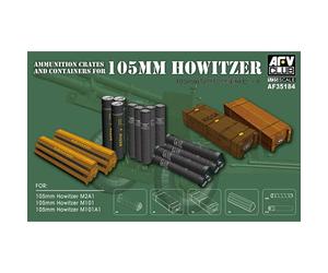 AFV Club AF35184 105mm Howitzer Ammo & Accessories 1:35 Model Kit
