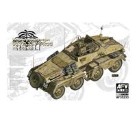 AFV Club AF35233 SdKfz 233 8-Rad with 7.5cm Gun 1:35 Model Kit