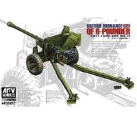 AFV Club 1/35 35217 QF Mk 4 6 Pdr British Anti-tank Gun Late