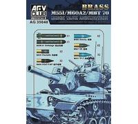 Afv Club Ag35048 - 1/35 M551/60a/Mbt70 152mm Ammunition (Brass) - New