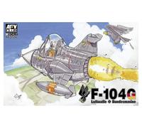 AFV Club Non-Scale Deformed F-104G Starfighter West Germany Navy Model