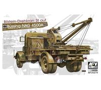 AFV Club Plastic Model Kit: Büssing-Nag 4500A Bilstein-Drehkran 3t a, 1:35 Scale, Age 14+, Not Foldable