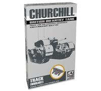 AFV Club Track Links (Workable) for Churchill Tank - 1:35 Plastic Kit by