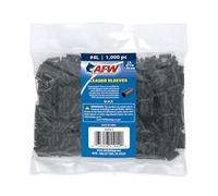 AFW American Fishing Wire Single Barrel Crimp Sleeves, Size #4L/.071"", Black, 1,000 pc, J04LB-C