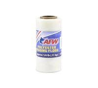 AFW Waxed Polyester Rigging Floss - Strong, Durable Line for Rigging Baits, Skirts & Big Game Lures - High-Tensile Strength for Saltwater Fishing