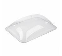 AFXGUSD Acrylic Dining Cover Clear Dome Table Plate Food Sturdy Build Protects from Dust Easy Visibility Suitable for Picnics Home Service, 58x43x15cm