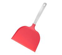 AFXGUSD Extra Large Nylon Pancake Paddle, Stainless Steel Handle, Heat Resistant, Pancake Tool, Turner, Red