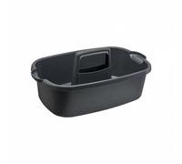 AFXGUSD Hotel Storage Basket Cleaning Organizer Tote Utility Bin PP Material with Center Handle suitable for organizing kitchen decluttering household storage garden tool carrying, Blue