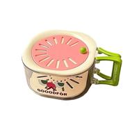 AFXGUSD Portable Dish Drainer with Lid And Handle, Storage Basket, Fruit Strainer, Draining Bowl, Ideal for Kitchen, Living Room, Picnics, Pink