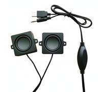 AFXGUSD Stick On Speaker Mini Speaker Subwoofer Portable Speaker PC Speaker With Control And Lossless Audio universal serial bus Power And 3.5mm Input, style to 1