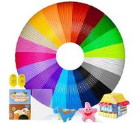 AFXXE 3D Pen Filament, 20 Colors, PCL, 1.75mm, 200m - For Children & Adults, Compatible with ODRVM, Tecboss, Lovebay, 3D Pen Accessories