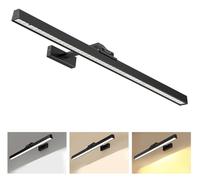 Afyuol Picture Lights for Wall, Battery Operated Picture Light 24in Gallery Light for Paintings CCT Dimmable Recharging Battery Wall Light with Remote Control for Living Room Gallery Dartboard