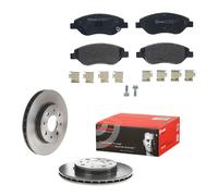 AG Brake Complete Set Brake Set Brake Discs Brake Pads Fiat 500 2007