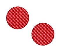 AG Design A/CZ/081 Stickers Round Reflector, 5 cm diameter, Set of 2/Red