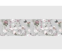 AG Design AWB 8470 Self-Adhesive Border Pastel Garden, Waterproof Decoration for Walls, Furniture, Wallpaper, Wall Coverings and Doors, Film, Width 500 cm x Height 13.8 cm