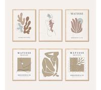 AG Design® Double-Sided Set of 3 Abstract Posters and Art Prints | 3 Pieces x 30 x 42 cm | For Bedroom, Living Room, Kitchen and Office | Without Frame | AP3 351436